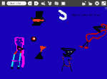 View "Miró Inspired: Makayla's Aliens Under the Moon" Etoys Project